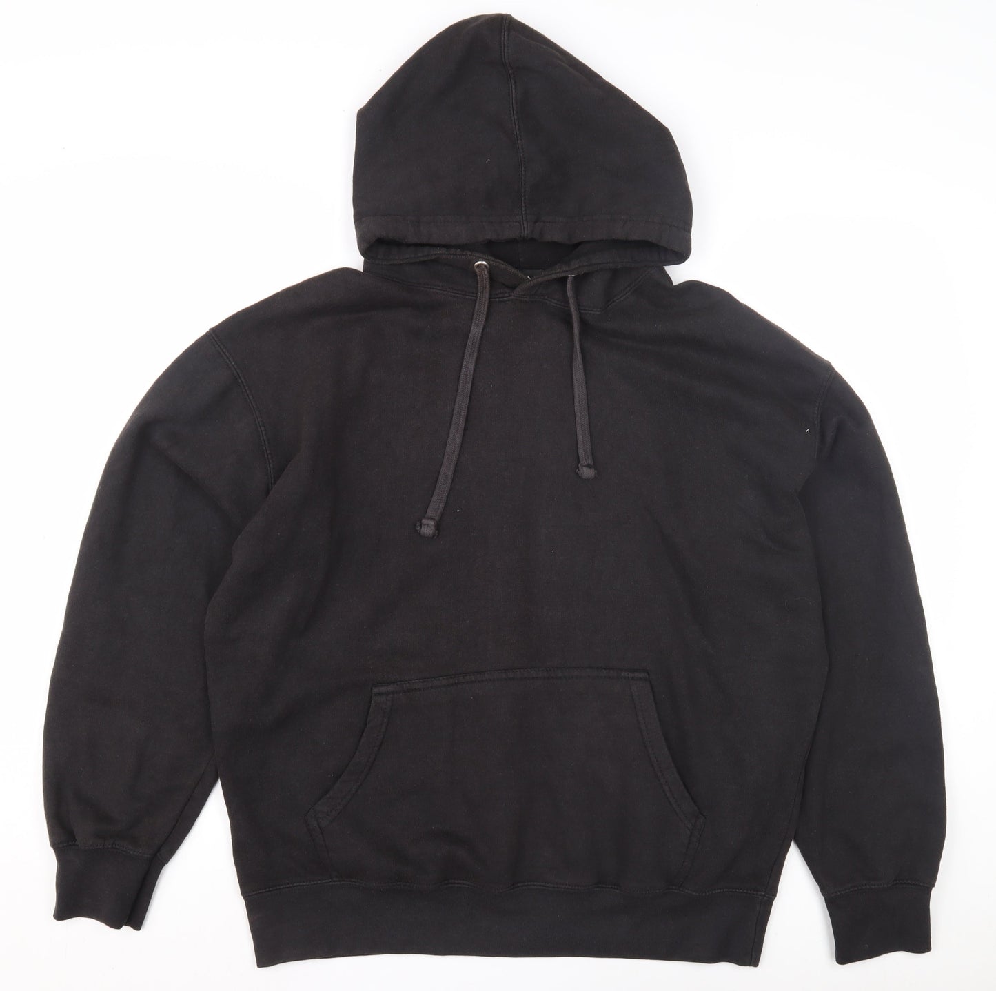 Mens UK Size S boohooMAN Black Pullover Hoodie