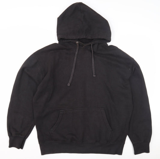 Mens UK Size S boohooMAN Black Pullover Hoodie