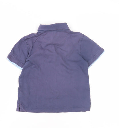 babyGap Boys Blue Polo Shirt 2 Years Casual Cotton
