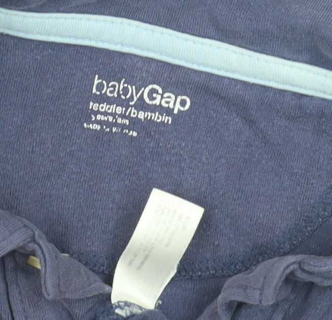 babyGap Boys Blue Polo Shirt 2 Years Casual Cotton