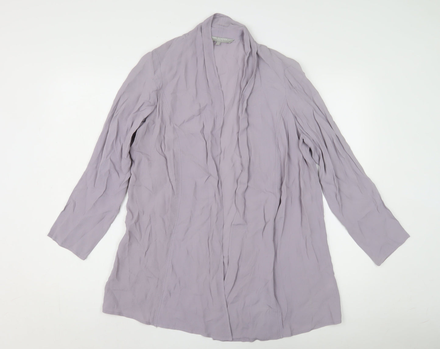 Womens UK Size 14 Ann Harvey Purple Basic Jacket