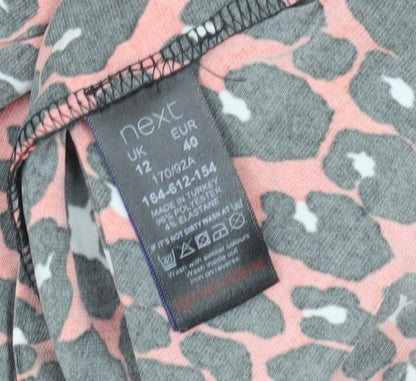 Next Women’s Red Animal Print Dress, Size 12