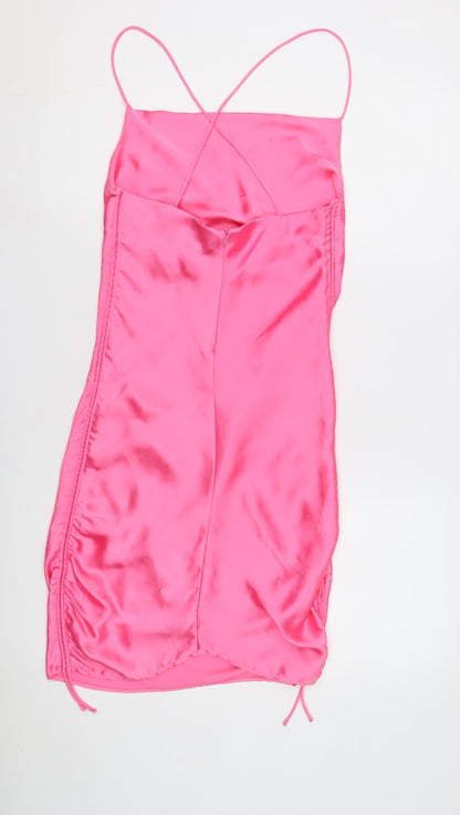 Zara Women Pink Slip Dress Size 10