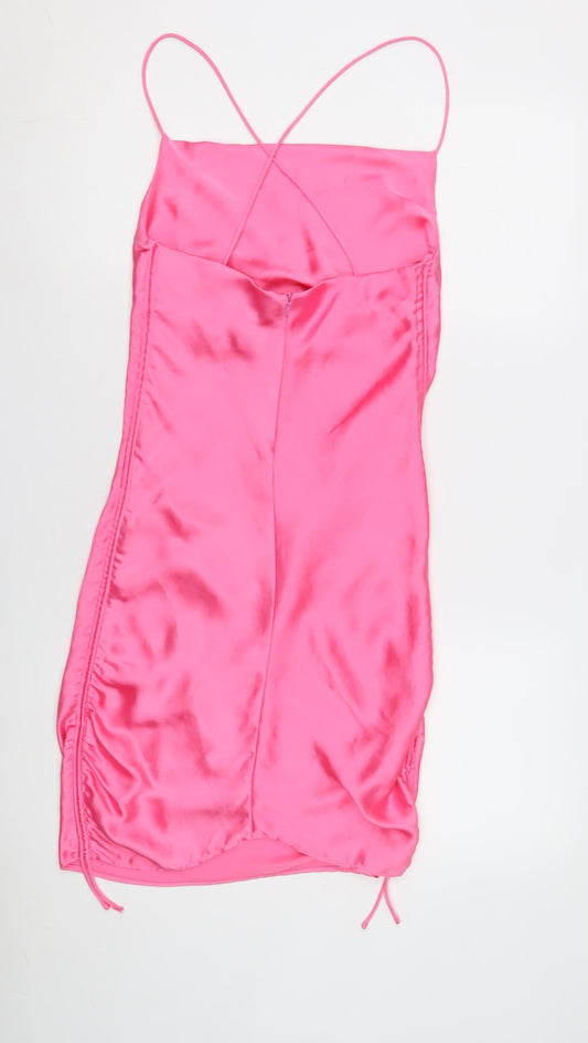 Zara Women Pink Slip Dress Size 10