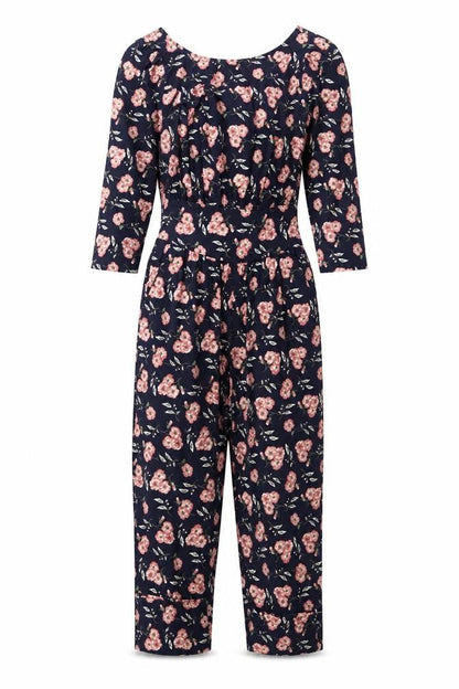 La Vie Women's Multicoloured Floral Jumpsuit S