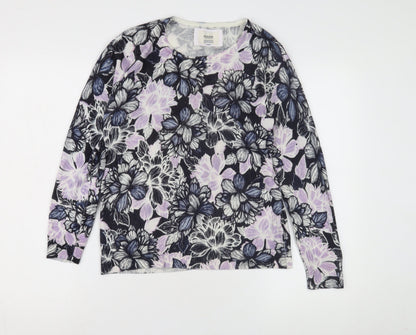 Womens UK Size 12 Maine Multicoloured Pullover Jumper