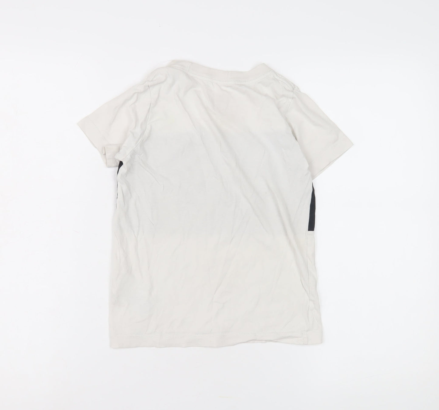 Nike Boys Beige XS Colourblock T-Shirt