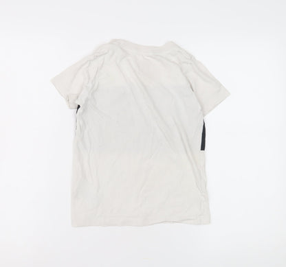 Nike Boys Beige XS Colourblock T-Shirt