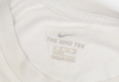 Nike Boys Beige XS Colourblock T-Shirt