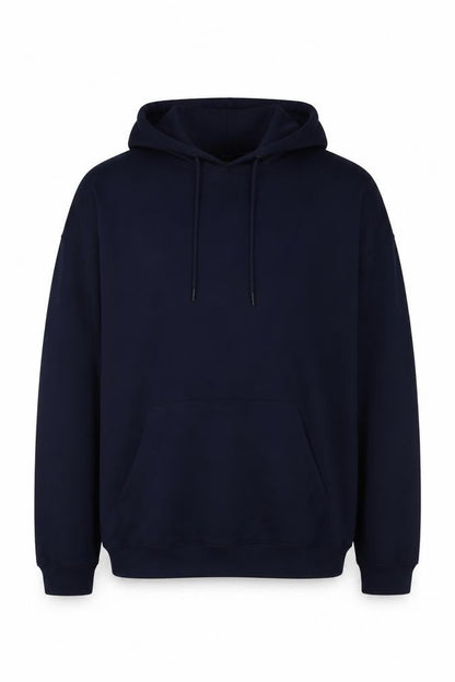 Mens UK Size M boohooMAN Blue Pullover Hoodie