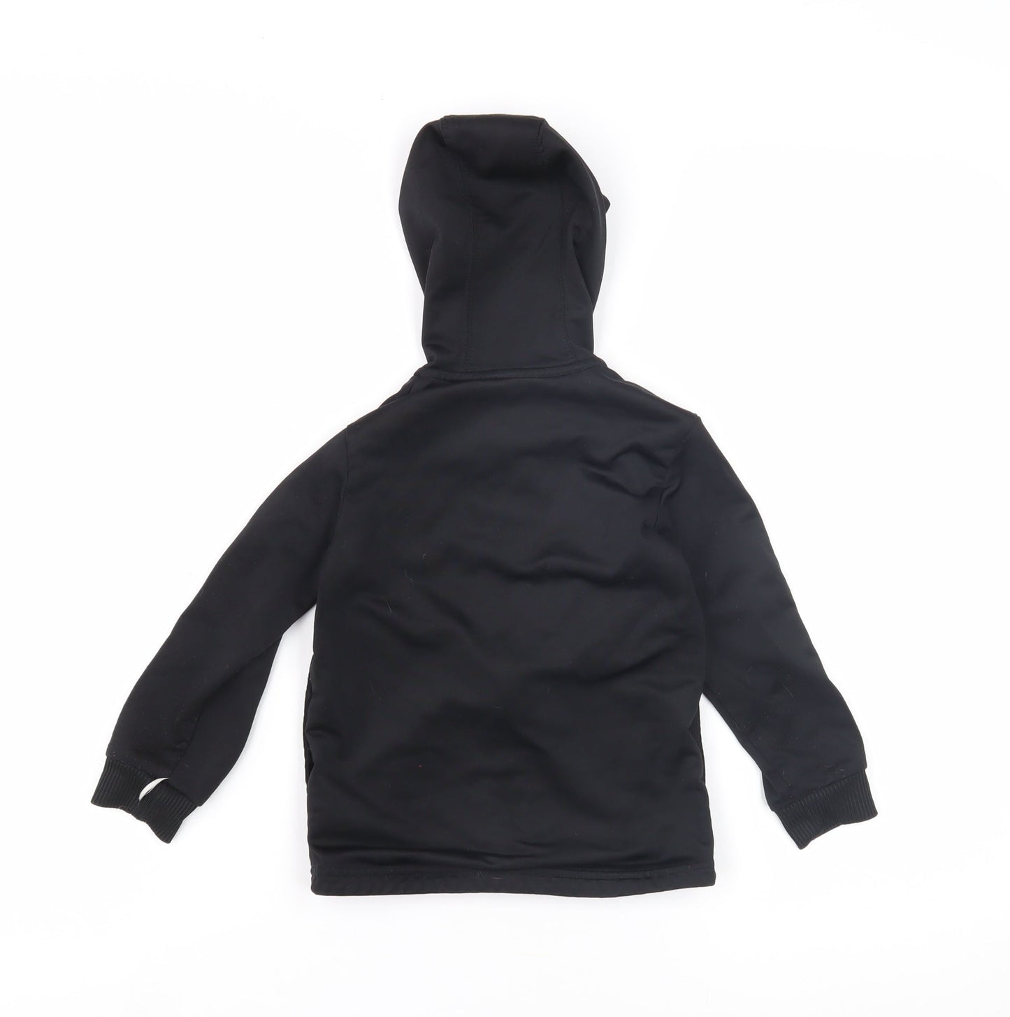 Adidas Boys Black Full Zip Hoodie 2-3 Years