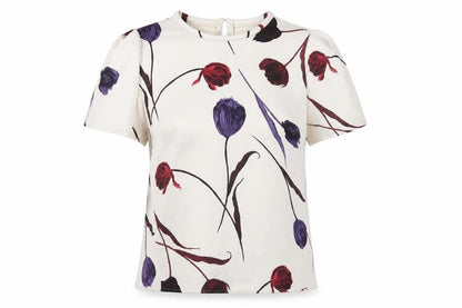 Womens UK Size 16 NEXT Multicoloured Basic Blouse