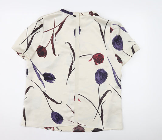 Womens UK Size 16 NEXT Multicoloured Basic Blouse