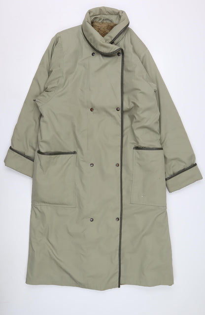 St Michael Women's Beige Long Overcoat Size 14