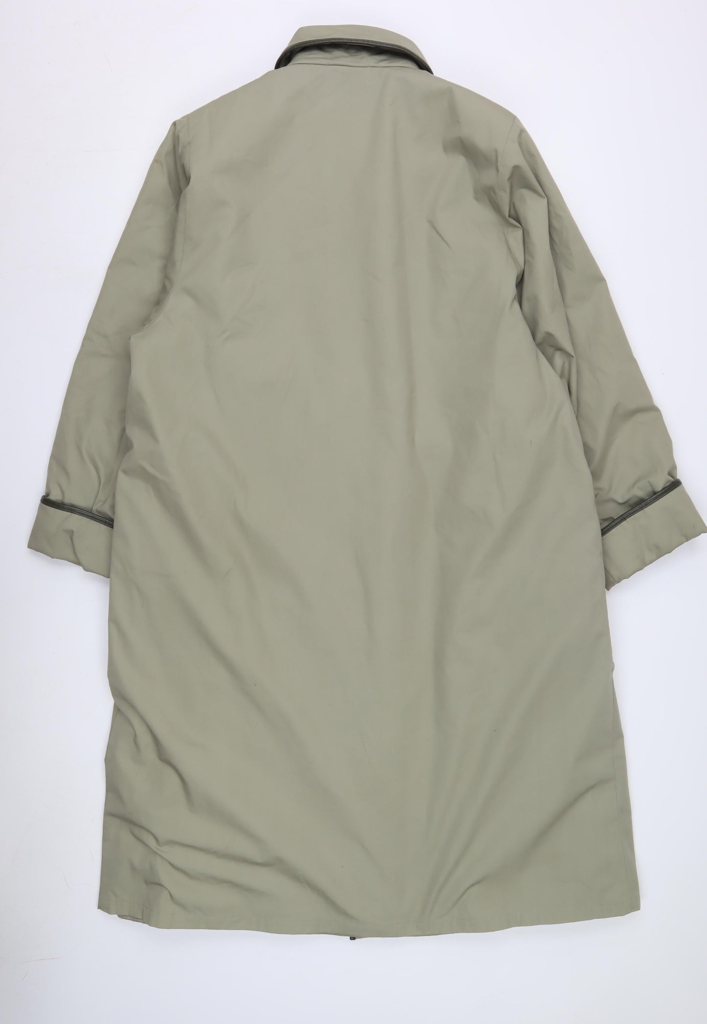 St Michael Women's Beige Long Overcoat Size 14