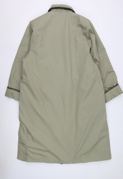 St Michael Women's Beige Long Overcoat Size 14
