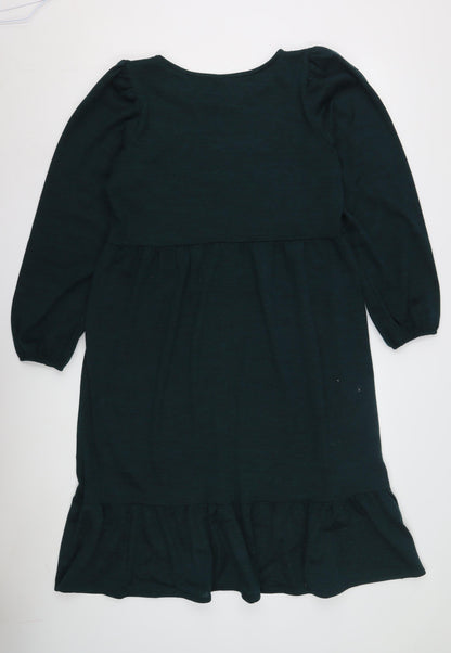 Wallis Women's Green Long Sleeve Dress Size 14