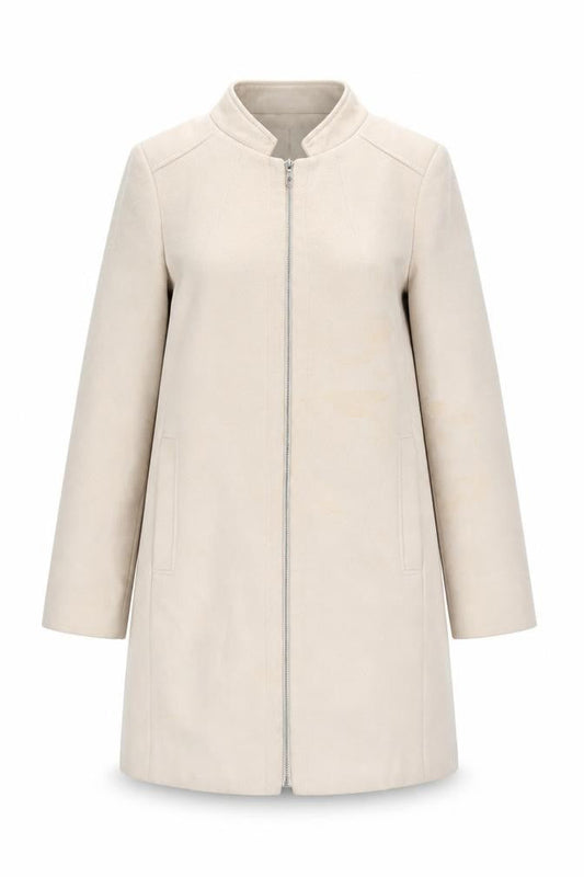 Womens UK Size 8 Marks and Spencer Beige Basic Jacket