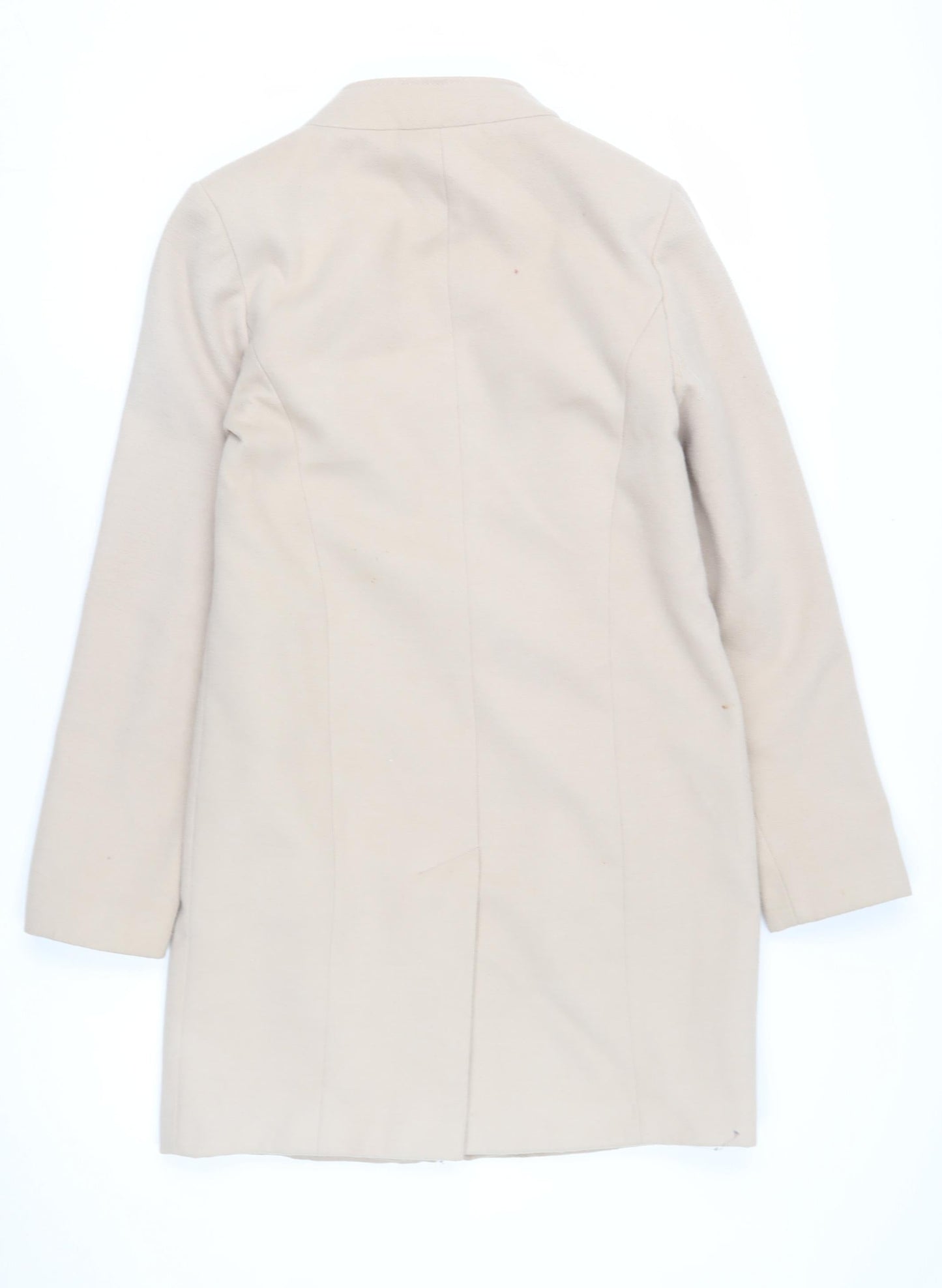 Womens UK Size 8 Marks and Spencer Beige Basic Jacket