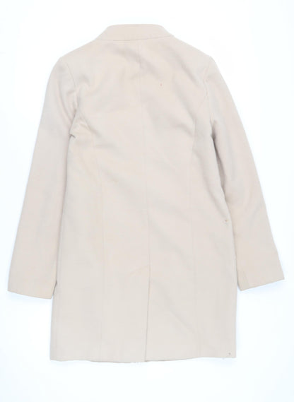 Womens UK Size 8 Marks and Spencer Beige Basic Jacket