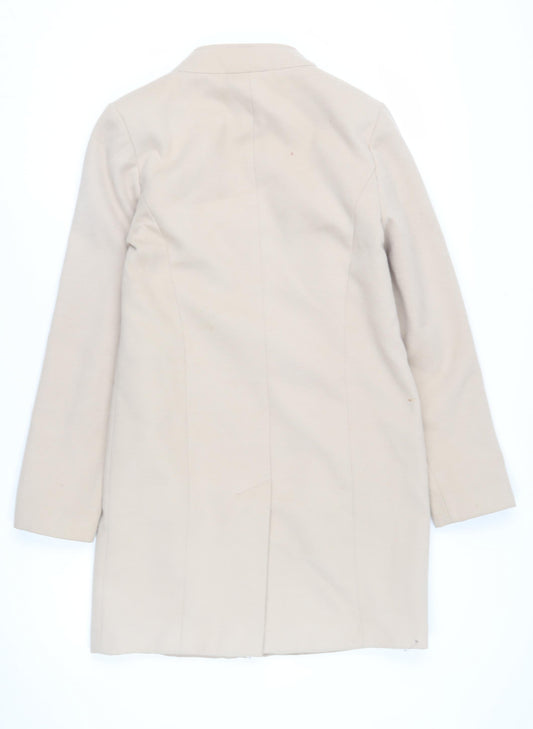 Womens UK Size 8 Marks and Spencer Beige Basic Jacket