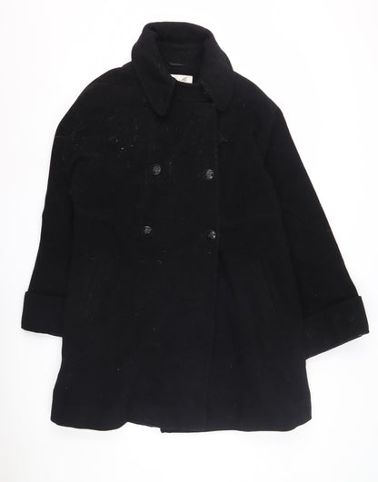 Womens UK Size 10 Damsel in a Dress Black Pea Coat