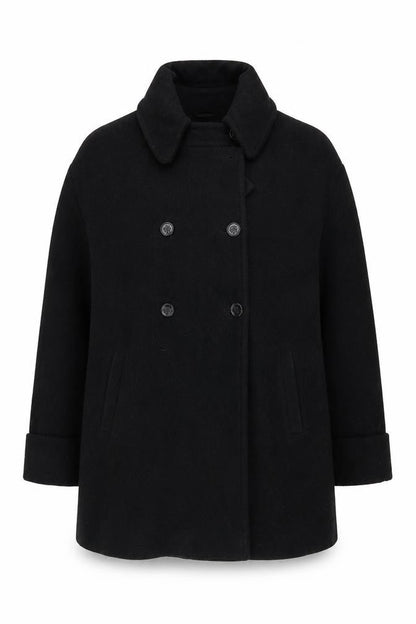 Womens UK Size 10 Damsel in a Dress Black Pea Coat