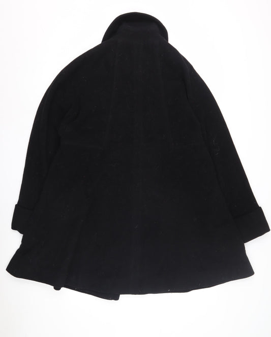 Womens UK Size 10 Damsel in a Dress Black Pea Coat