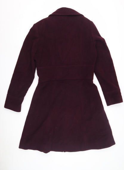 Untold Women's Purple Wool Overcoat Size 10