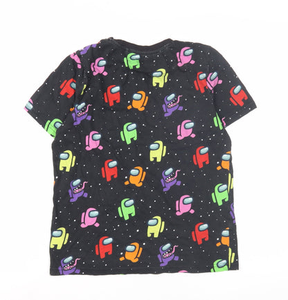 Boys Among Us Graphic Print T-Shirt, Black, Size 12 Years
