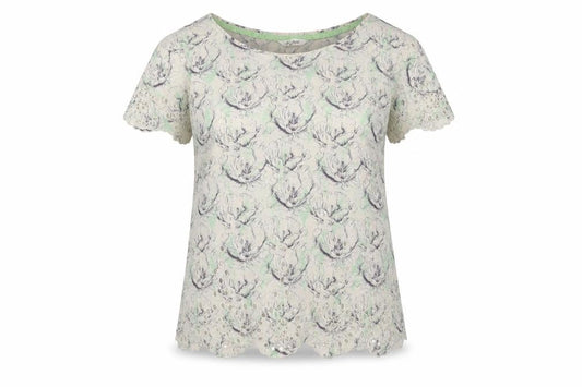 Womens UK Size 10 No Data Multicoloured Basic Blouse