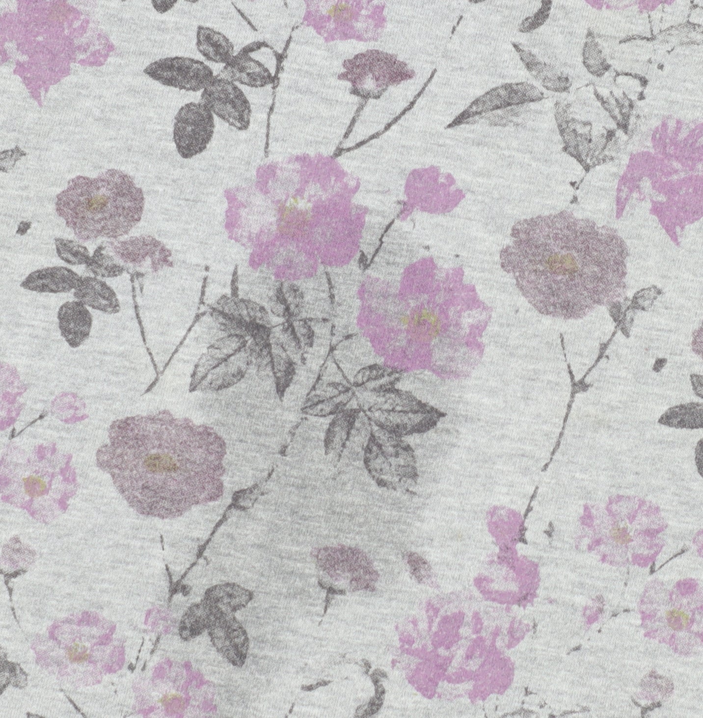 Cotton Traders Women's Grey Floral Pullover Sweatshirt Size 26