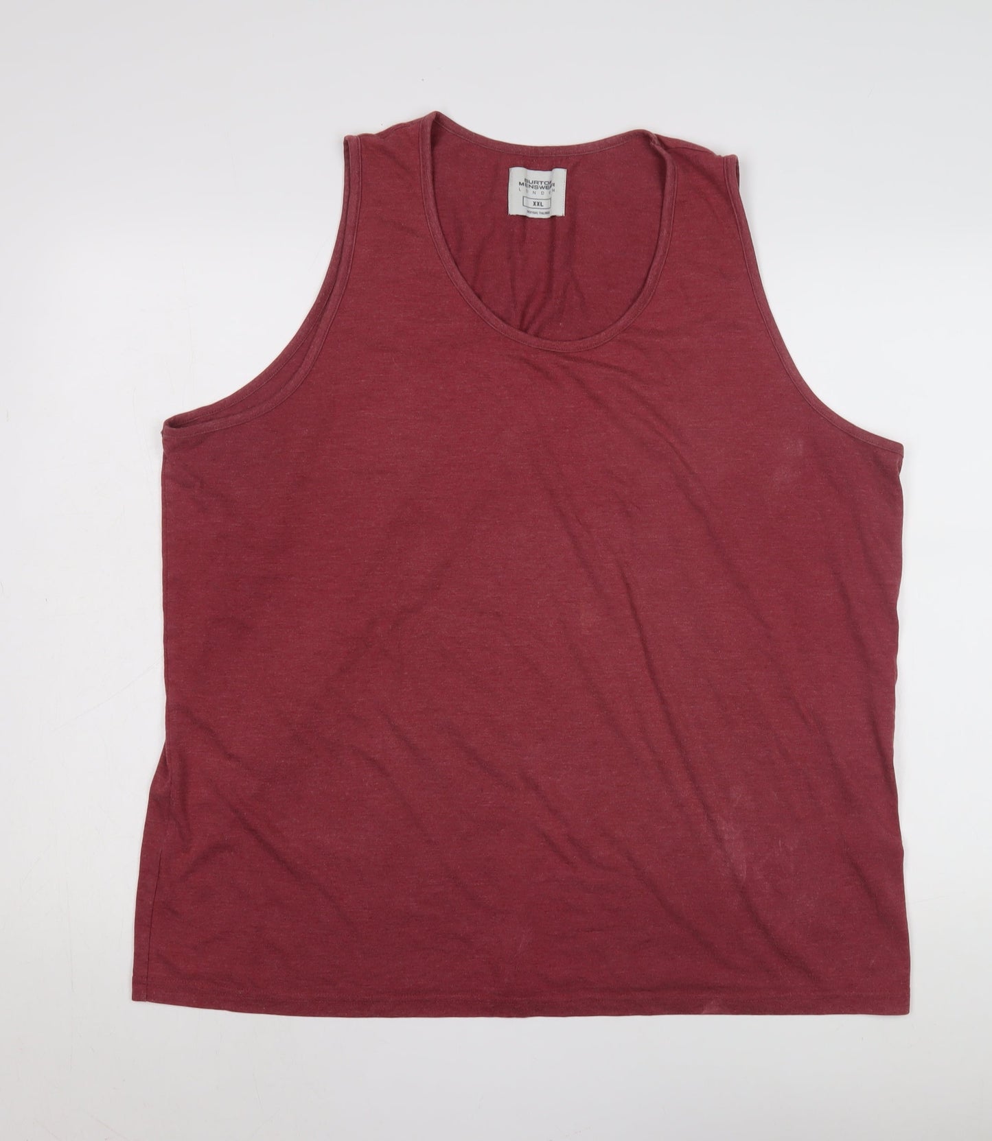 Mens UK Size 2XL Burton Menswear London Red  T-Shirt