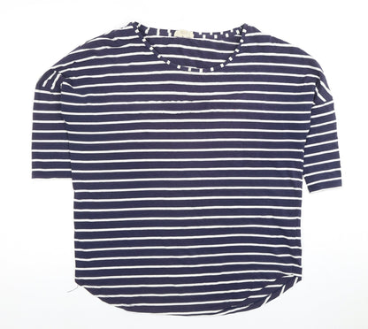 Womens UK Size M Phase Eight Blue Basic T-Shirt