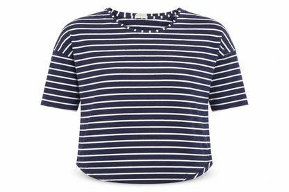 Womens UK Size M Phase Eight Blue Basic T-Shirt