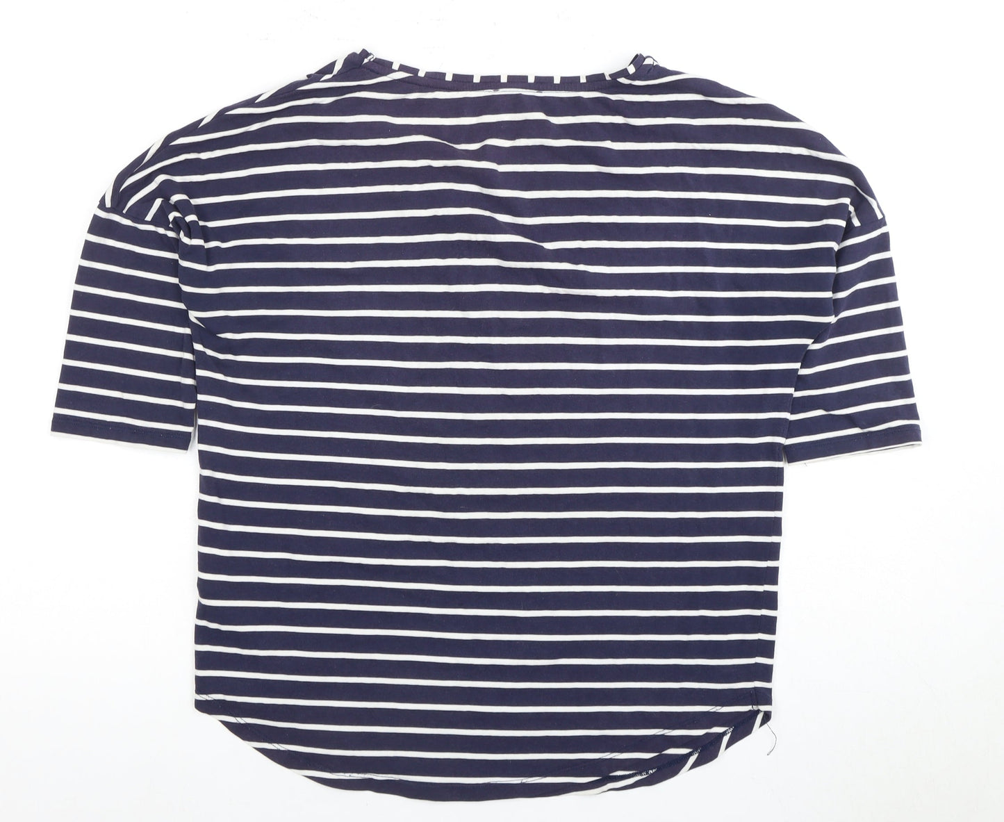 Womens UK Size M Phase Eight Blue Basic T-Shirt