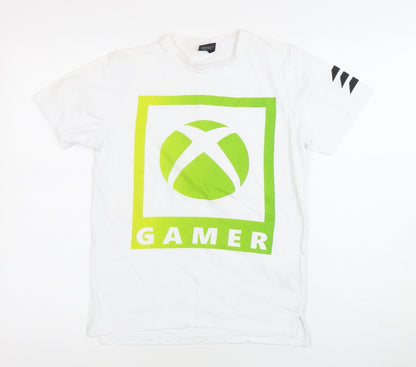 Xbox Boys White T-Shirt Size 11-12 Years Casual Logo Top