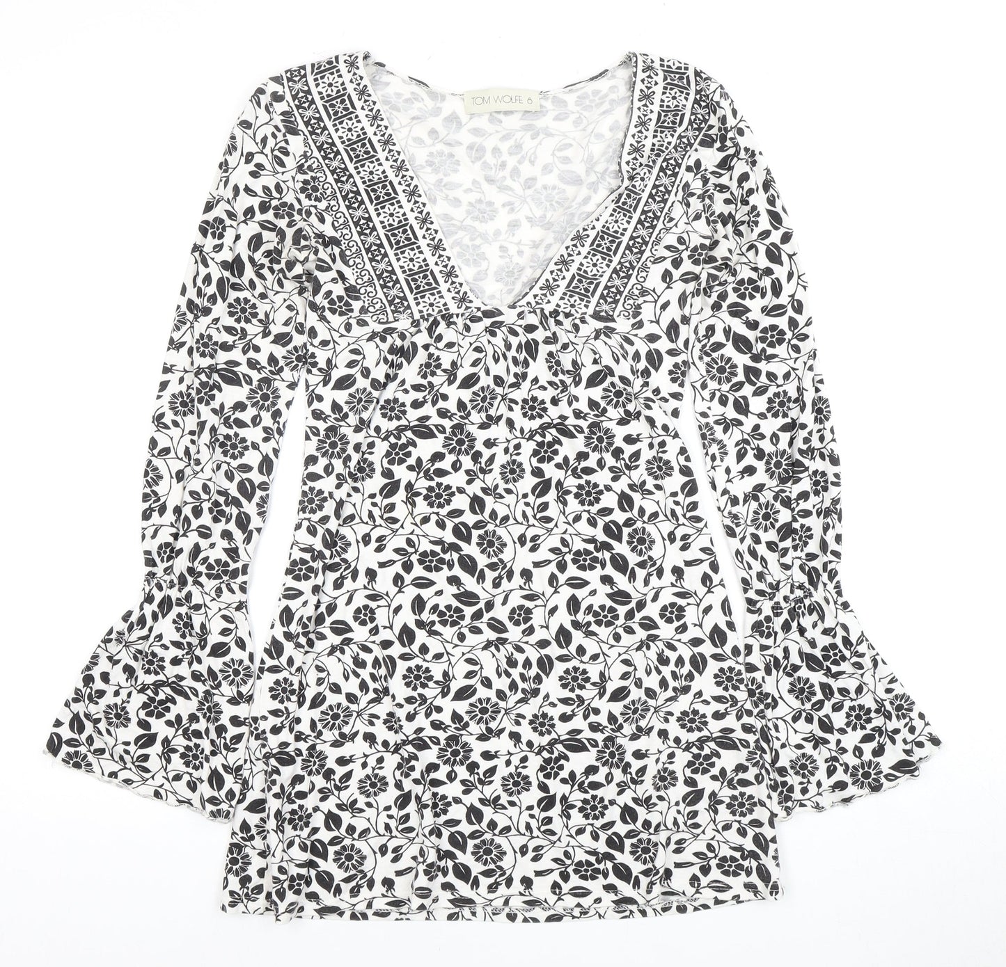 Tom Wolfe Women's Floral V-Neck Dress