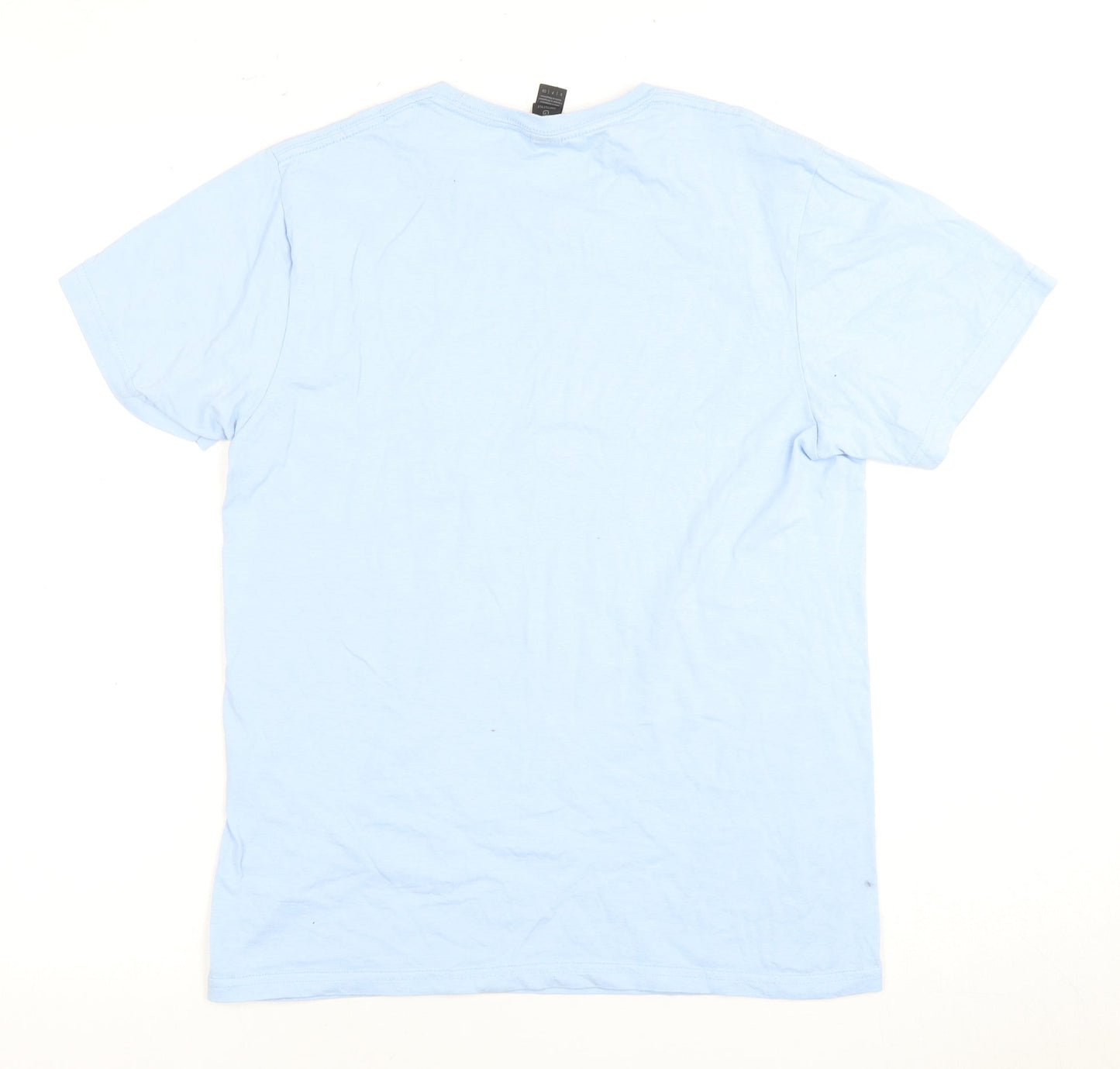 Mens UK Size S Gildan Blue  T-Shirt