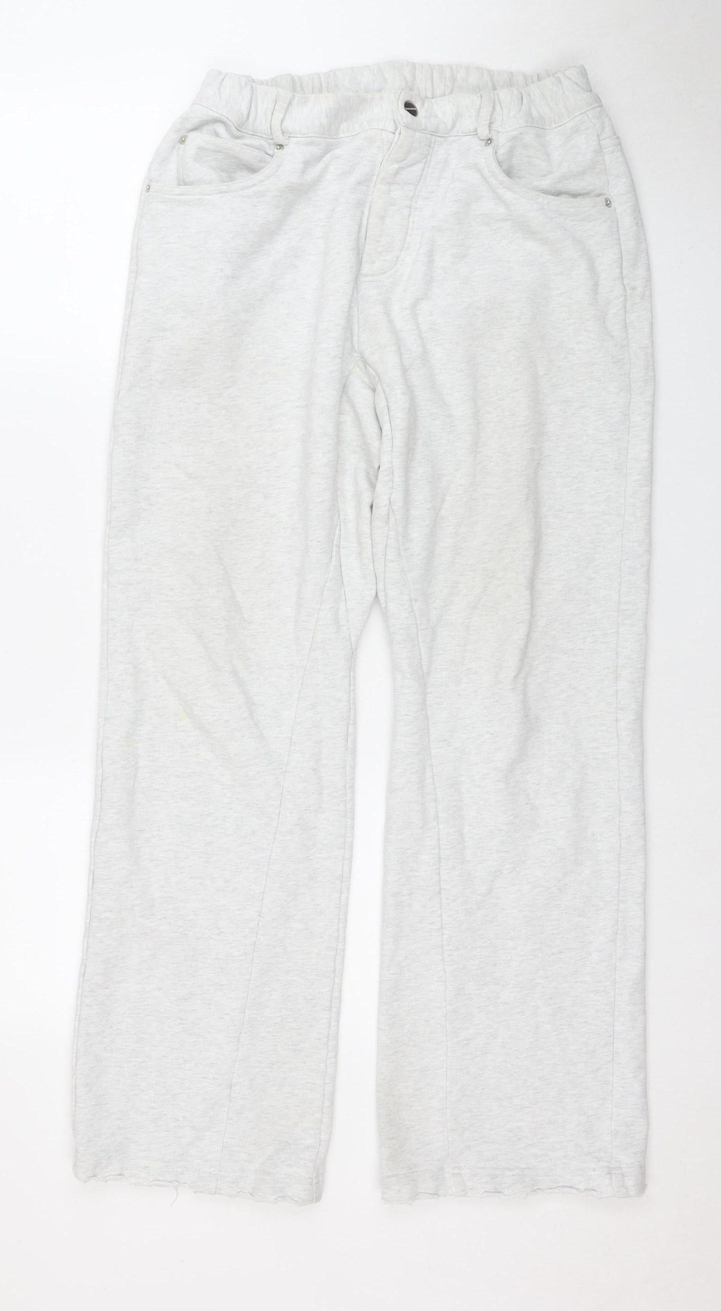Haonaihuang Unisex Grey Joggers, L, Casual, Cotton