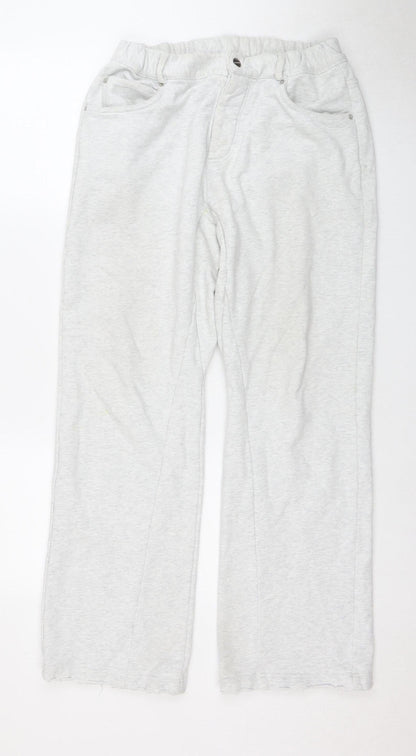 Haonaihuang Unisex Grey Joggers, L, Casual, Cotton