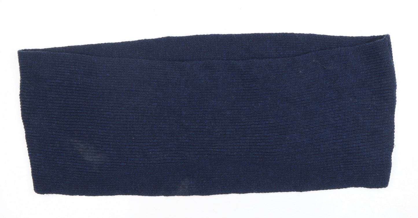 TU Unisex Blue Wool Cowl/Snood Scarf - Winter Essential