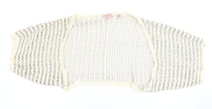 Womens UK Size M Ted Baker Ivory Shrug Jumper