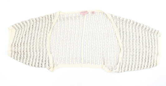 Womens UK Size M Ted Baker Ivory Shrug Jumper