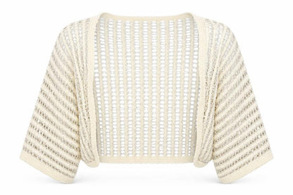 Womens UK Size M Ted Baker Ivory Shrug Jumper