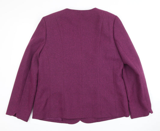 Honor Millburn Women's Purple Blazer Size 16