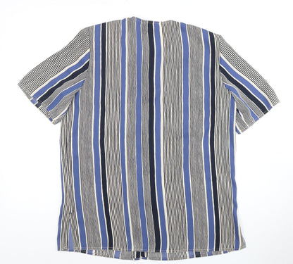 Womens UK Size 12 Windsmoor Blue Basic Button-Up