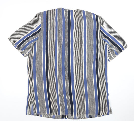 Womens UK Size 12 Windsmoor Blue Basic Button-Up