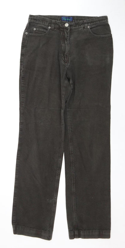 Boden Women's Black Straight Trousers Size 12