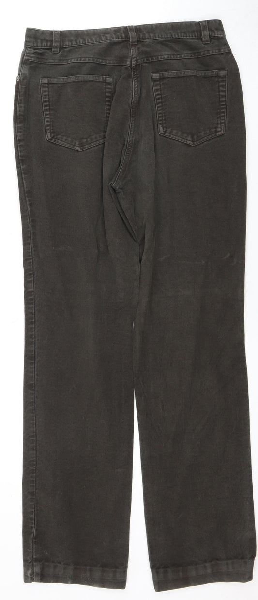 Boden Women's Black Straight Trousers Size 12